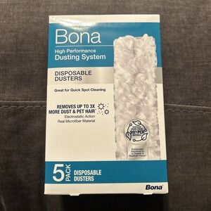 Bona Disposable Duster Refills 5 Pack High Performance Dusting System Cleaning